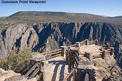  Gunnison Point viewpoint, Black Canyon of the Gunnison NP, CO, USA