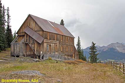  Boarding house, Alta ghost town, CO, USA