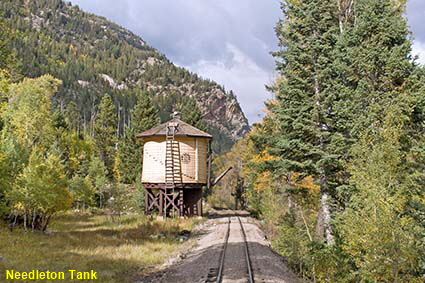Needleton Tank, Durango & Silverton Railroad, CO, USA Needleton Tank, Durango & Silverton Railroad, CO, USA