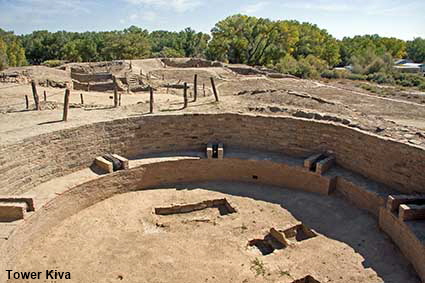  Tower Kiva, Salmon Ruins, Bloomfield, NM, USA