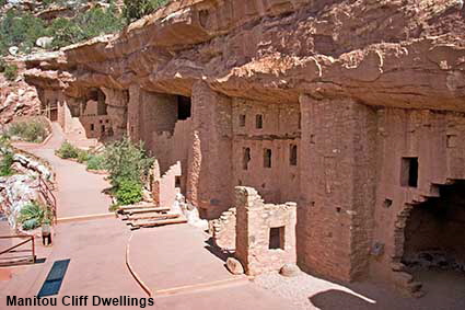 Manitou Cliff Dwellings, Colorado Springs, CO, USA