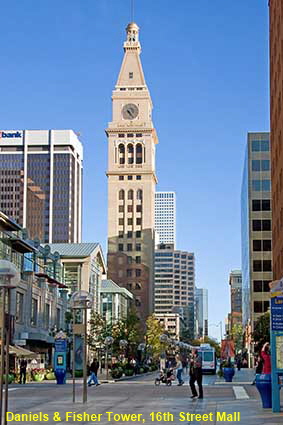  Daniels & Fisher Tower, 16th Street Mall, Denver, CO, USA