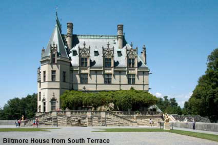  Biltmore House from South Terrace, Asheville, NC, USA