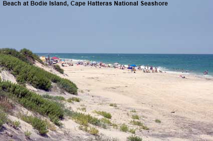  Beach at Bodie Island, Cape Hatteras National Seashore, NC, USA