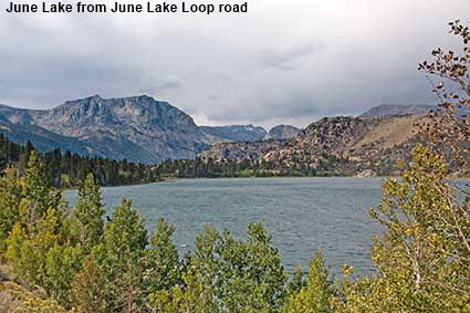  June Lake from June Lake Loop road, CA, USA