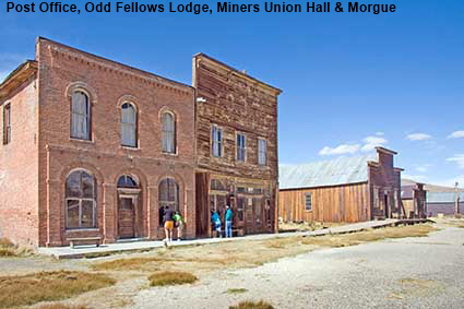 Post Office, Odd Fellows Lodge, Miners Union Hall & Morgue, Bodie State Historic Park, CA, USA.jpg Post Office, Odd Fellows Lodge, Miners Union Hall & Morgue, Bodie State Historic Park, CA, USA.jpg