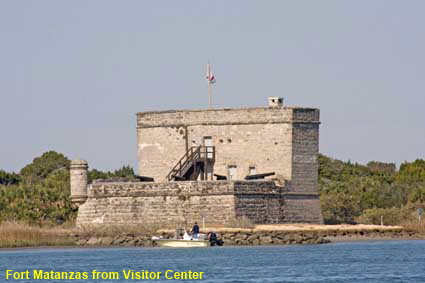  Fort Matanzas from Visitor Center, FL, USA