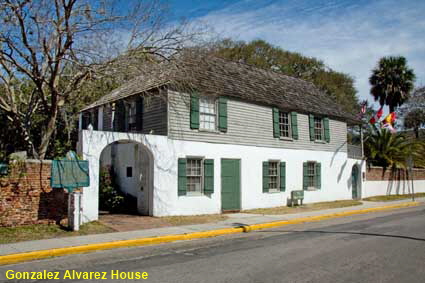  Gonzalez Alvarez House, St Francis Street, St Augustine, FL, USA