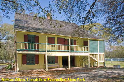  Maison Oliver, Longfellow Evangeline State Park, St Martinville, LA, USA