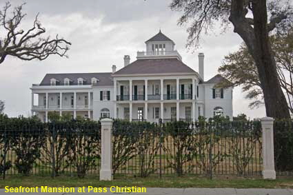  Seafront Mansion at Pass Christian, MS, USA