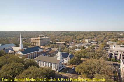  Trinity United Methodist Church & First Presbyterian Church from Doubletree, Tallahassee, FL, USA