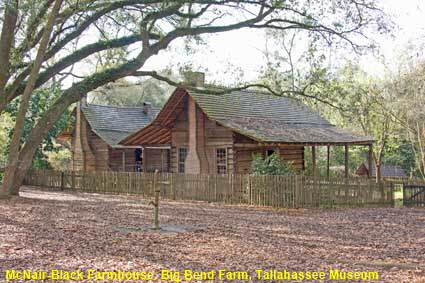  McNair-Black Farmhouse, Big Bend Farm, Tallahassee Museum, Tallahassee, FL, USA