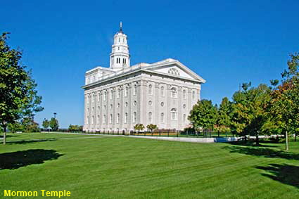 Mormon Temple (rebuilt), Nauvoo, IL, USA