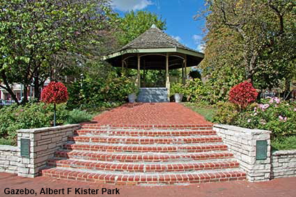 Gazebo, Albert F Kister Park, St Charles, MO, USA