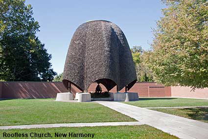 Roofless Church, New Harmony, IN, USA