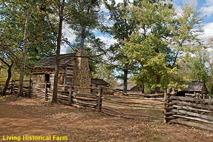 Living Historical Farm, Lincoln Boyhood Home National Memorial, IN, USA