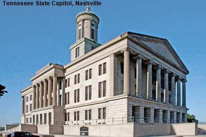  Tennessee State Capitol, Nashville, TN, USA