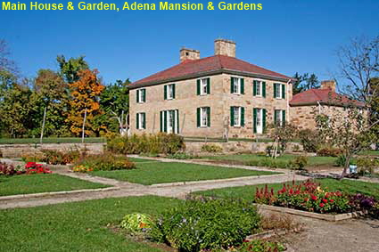  Main House & Garden, Adena Mansion & Gardens, Chillecothe, OH, USA
