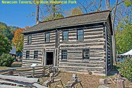  Newcom Tavern (1796), Carillion Historical Park, Dayton, OH, USA