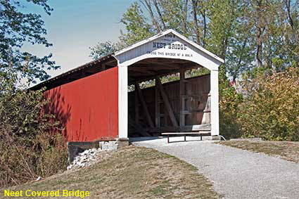 Neet Covered Bridge (1904), Parke County, IN, USA