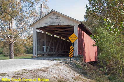 Billie Creek Covered Bridge (1895), Billie Creek Village, Rockville, IN, USA