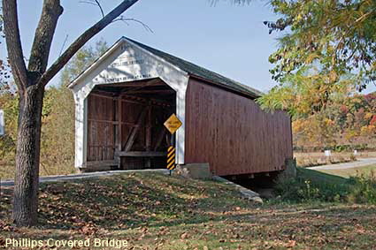  Phillips Covered Bridge (1909), Parke County, IN, USA