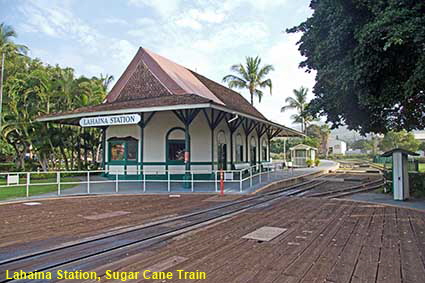  Lahaina Station, Sugar Cane Train, Lahaina, Maui, HI, USA.