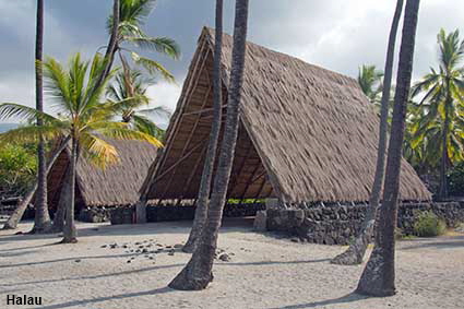 Halau, Pu'uhonua o Honaunau NHP, Hawaii , HI, USA Halau, Pu'uhonua o Honaunau NHP, Hawaii , HI, USA
