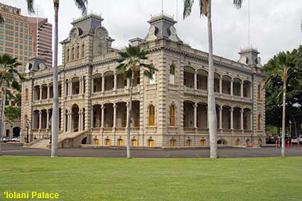  'Iolani Palace, Honolulu, Oahu, HI, USA