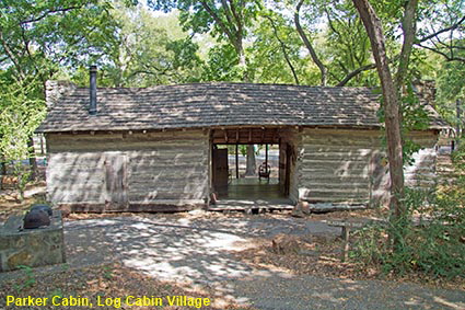 Parker Cabin, Log Cabin Village, Fort Worth, TX, USA