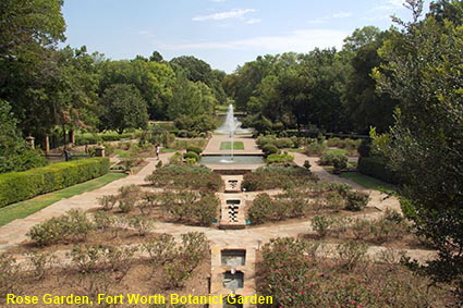 Rose Garden, Fort Worth Botanic Garden, Fort Worth, TX, USA