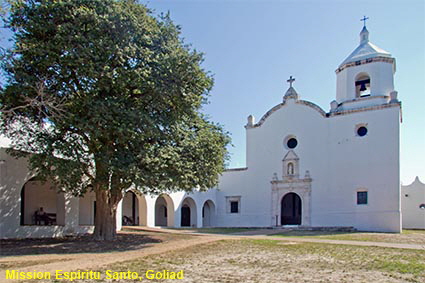 Mission Espiritu Santo, Goliad, TX, USA