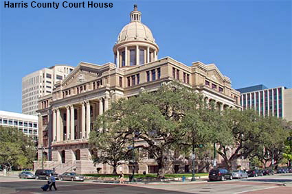  Harris County Court House, Fanning Street at Preston Street, Houston, TX, USA, USA
