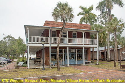 K W Wiggins General Store (1903), Manatee Village Historical Park, Bradenton, FL, USA