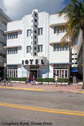 Congress Hotel (1936), Ocean Drive, Miami Beach, Miami, FL, USA