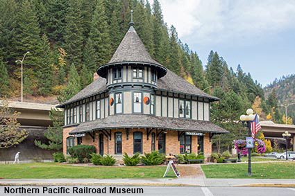 Northern Pacific Railroad Museum, Wallace, ID, USA