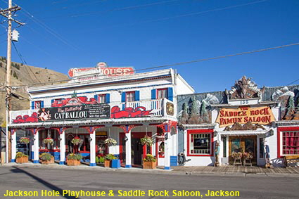 Jackson Hole Playhouse & Saddle Rock Saloon, Jackson, WY, USA Jackson Hole Playhouse & Saddle Rock Saloon, Jackson, WY, USA