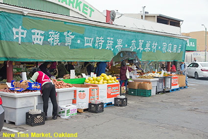 New Tins Market, 7th & Harrison Streets, Oakland, CA, USA