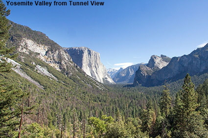  Yosemite Valley from Tunnel View, Yosemite National Park, CA, USA