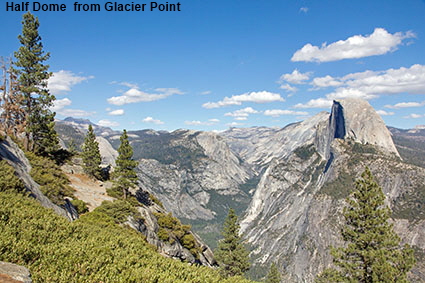  Half Dome  from Glacier Point, Yosemite National Park, CA, USA