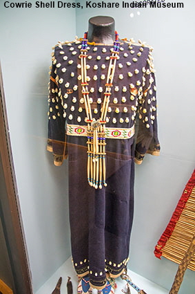 Cowrie Shell Indian Dress, Koshare Indian Museum, La Junta, CO, USA