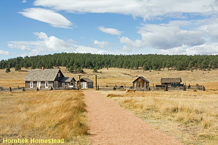 Hornbek Homestead, Florissant Fossil Beds NM, CO, USA Hornbek Homestead, Florissant Fossil Beds NM, CO, USA